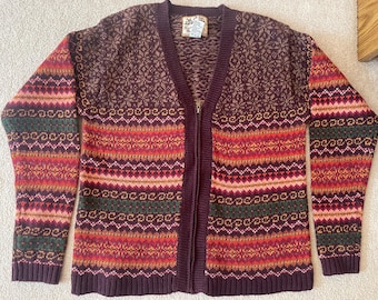 Vintage, New Cardigan Sweater by "Heirloom Collectibles" Size Small Pit To Pit 21”