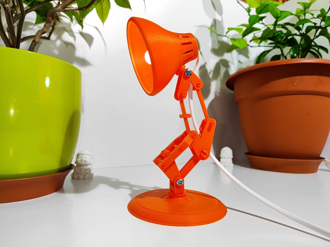 Table Lamp Pixar Gift Animated Desk Light Movie Themed Lighting