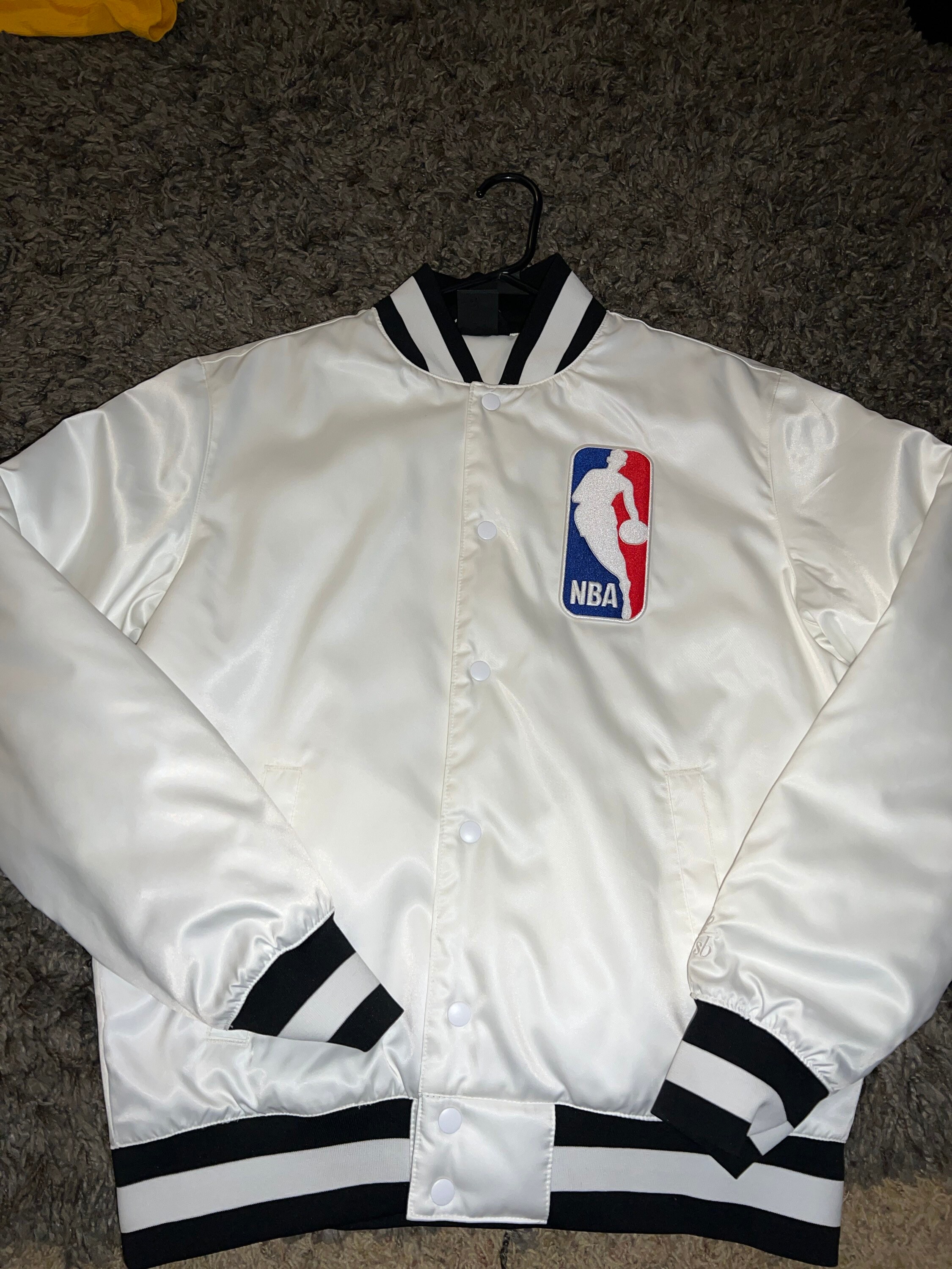 NIKE SB X NBA BOMBER JACKET WHITE WHITE