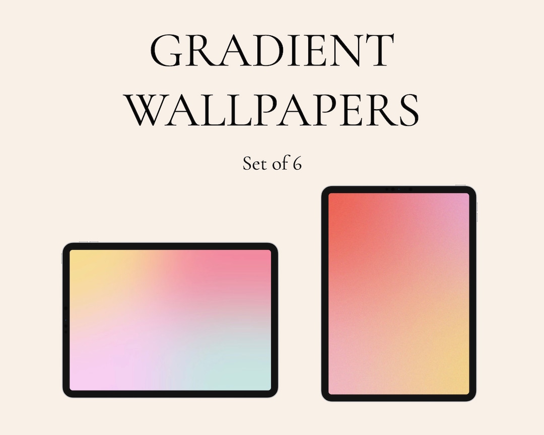 Gradient iPad Wallpaper, Aesthetic Wallpaper, iPad Air, Minimalistic