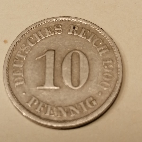 1900 A 10 Pfennig, Deutschland