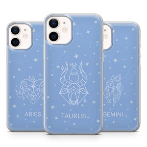 Horoscope Phone Case Zodiac Astrology CustomCase Cover for iPhone 15, 14, 15 Pro max, XR,