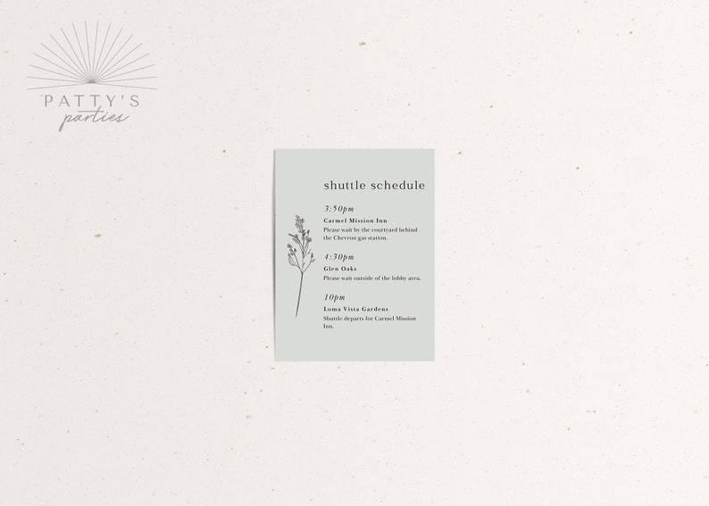 wedding-shuttle-schedule-template-wedding-shuttle-schedule-etsy