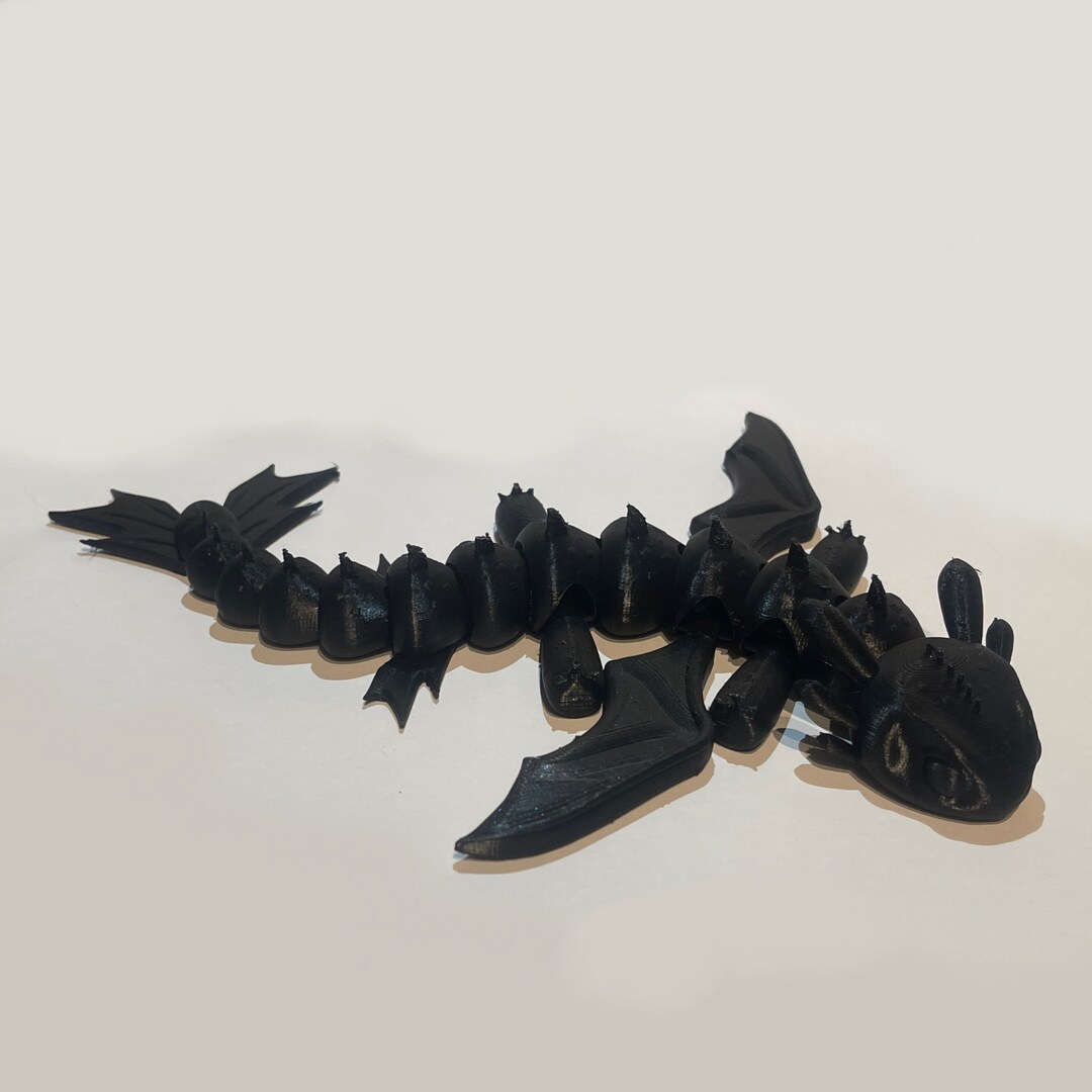 Articulated Toothless PLA 3D Fidget Toy - Etsy