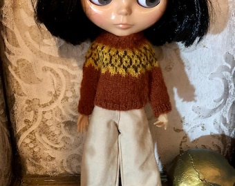 Trousers and sweater for Blythe, Blythe outfit