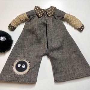 Overalls and soot sprite for Blythe, Jumpsuit , trouser suit image 4