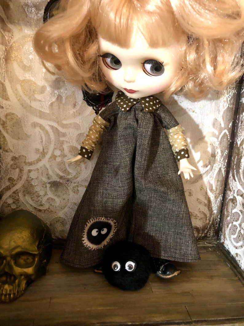 Overalls and soot sprite for Blythe, Jumpsuit , trouser suit image 1