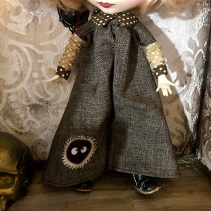 Overalls and soot sprite for Blythe, Jumpsuit , trouser suit image 5