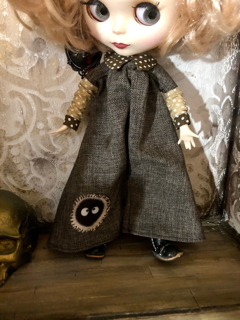 Overalls and soot sprite for Blythe, Jumpsuit , trouser suit image 5