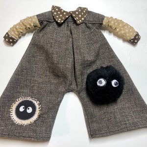 Overalls and soot sprite for Blythe, Jumpsuit , trouser suit image 3