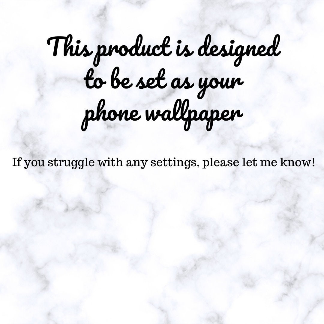 I Am Enough Phone Wallpaper Instant Download Digital File Etsy