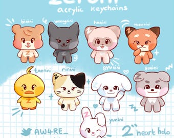 ZEROBASEONE ZB1 zeroni Acrylic Keychains