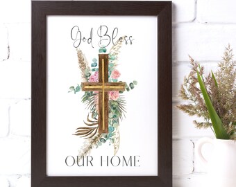 Bless Our Nest Printable Bless Our Nest Print Birds Nest and - Etsy