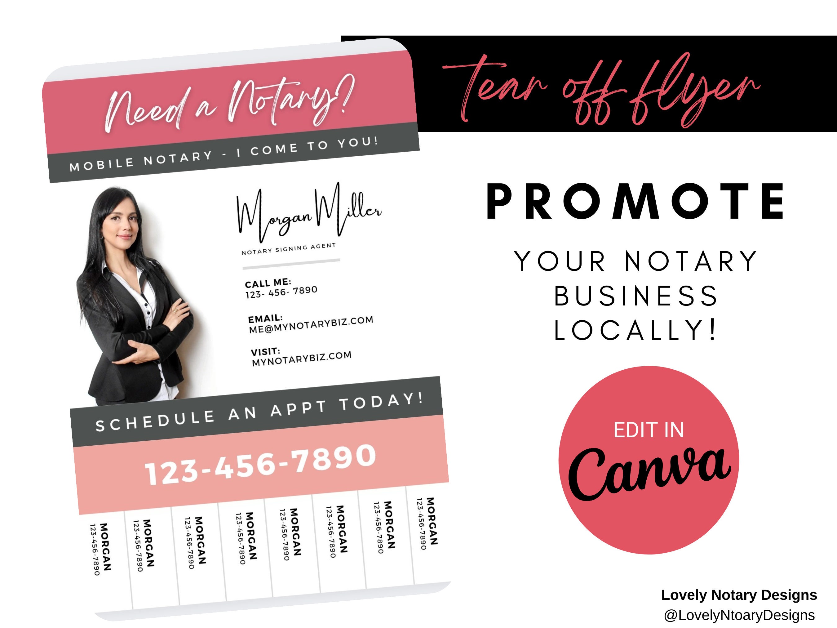 Tear off Flyer - Etsy