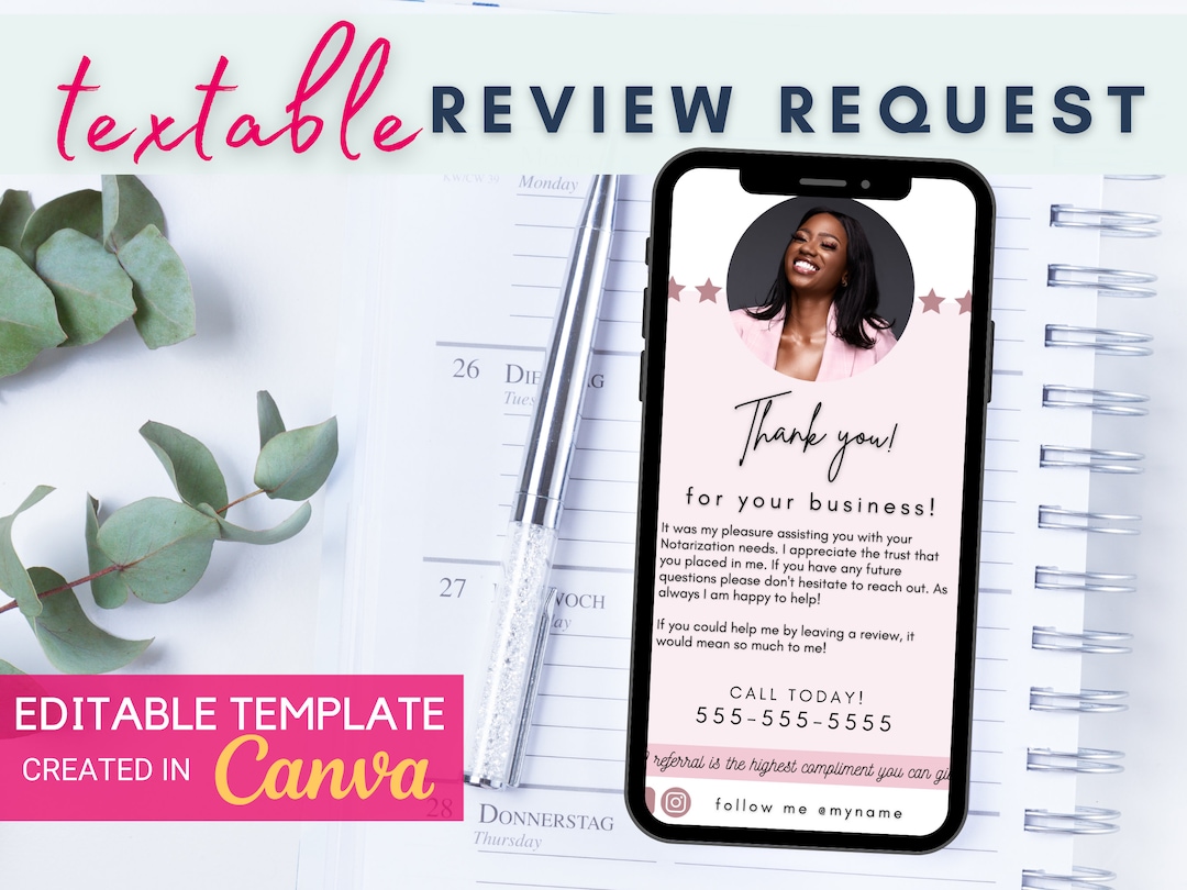 Textable Notary Review Request Notary Marketing Notary Signing Agent