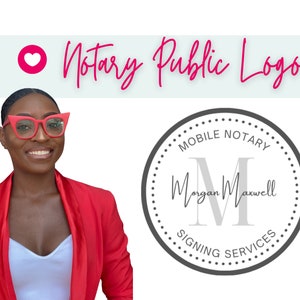 Logo Design für Notar | Notar Business Logo | Bearbeitbares Notar Logo | Notar | Notar Unterzeichner | RON | Notar Branding Logo