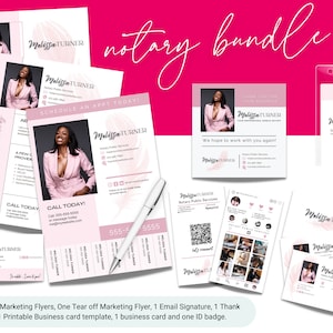 Notar Branding Bundle | Notar Visitenkarte | Notar | Notar Marketing | Notar Flyer | Notar Abzeichen
