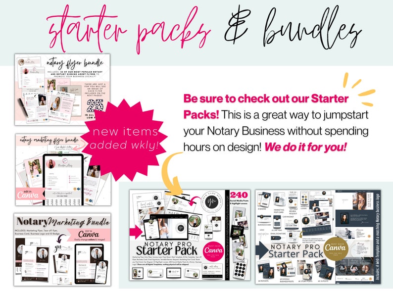 Animated Notary Instagram Story Templates | Editable Canva Pro Designs | Social Media Marketing Bundle (PDF Access)
