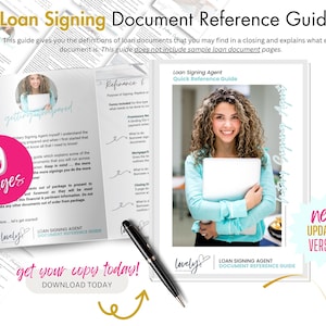 Explication des définitions des documents de prêt - Nouvellement mis à jour ! | Guide de 9 pages ! N'inclut pas d'exemples de documents de prêt !