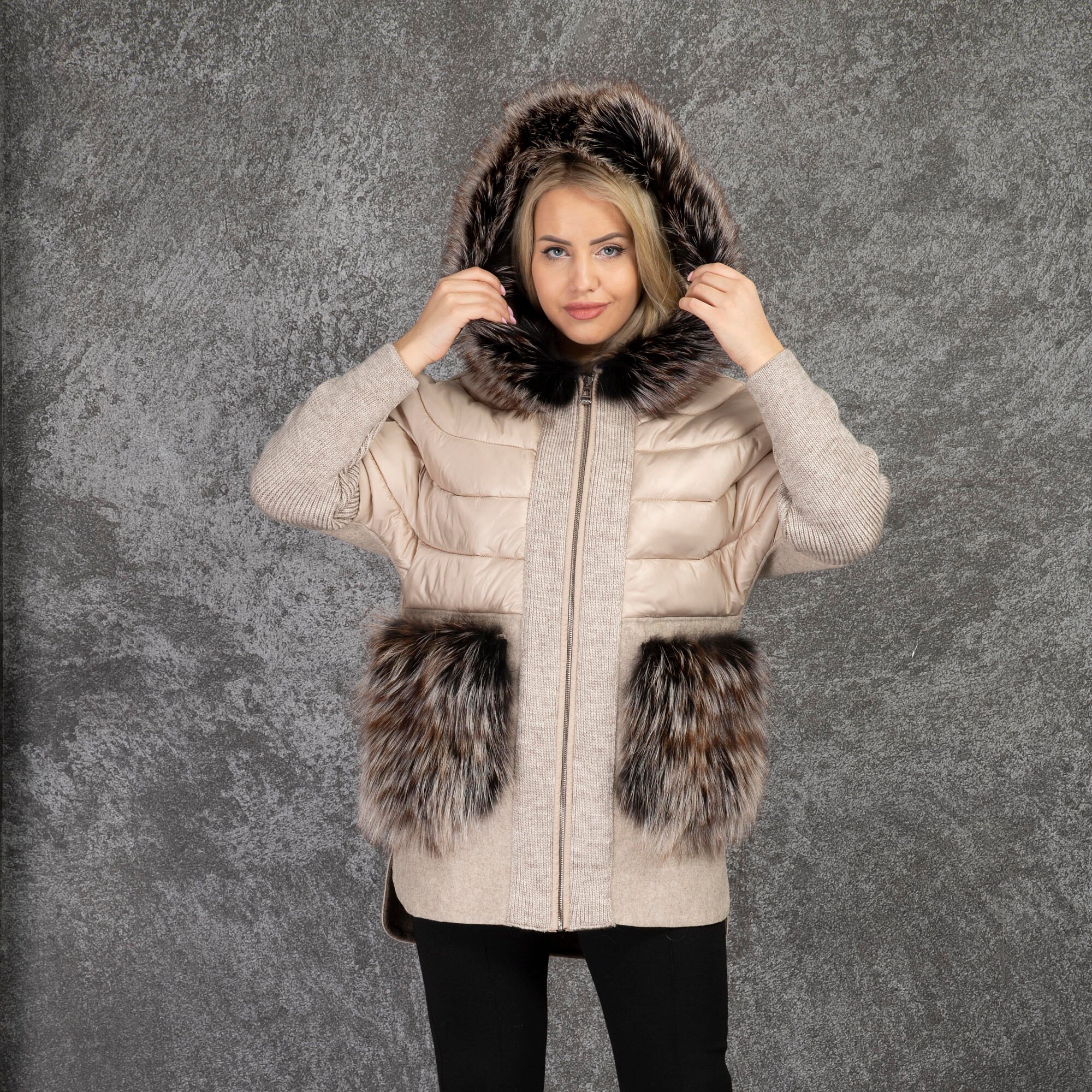 Beige Fur Coat - Etsy