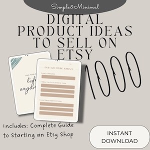 1000 Ideen für digitale Produkte zum Erstellen und Verkaufen heute Für ein passives Einkommen, Etsy Digitale Downloads für kleine Unternehmen Ideen und Bestseller zum Verkauf