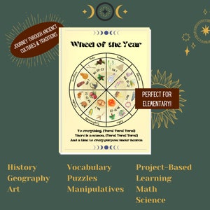 Rad des Jahres Einheitsstudie - Alte Traditionen - Geschichte, Sprachkünste, Kunst - Cross-Curricular Erweiterungen - Elementary - Homeschool
