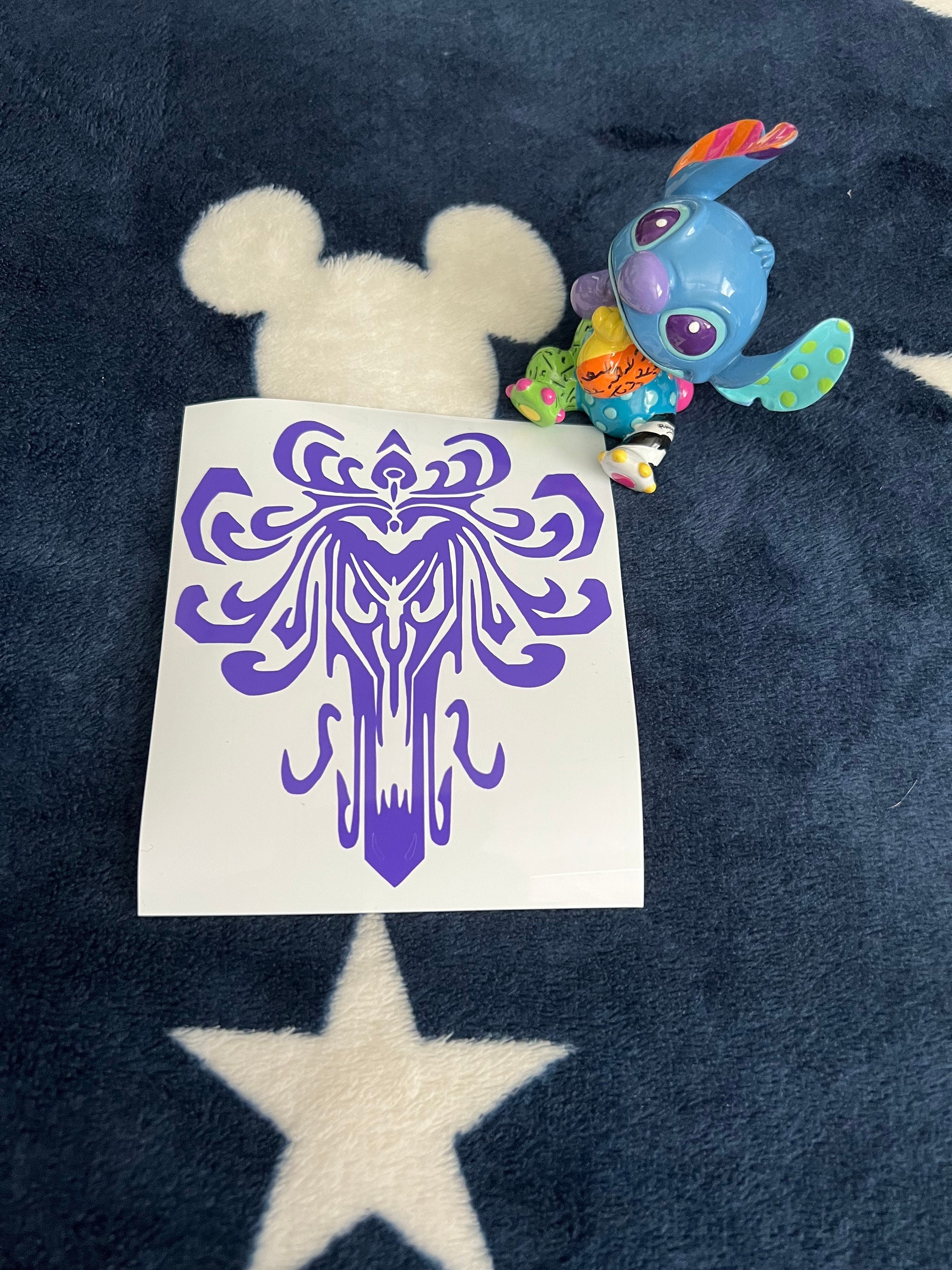 Haunted Mansion Wallpaper Vinyl Decal | Disney Decal | Car Window Decal | Laptop Decal