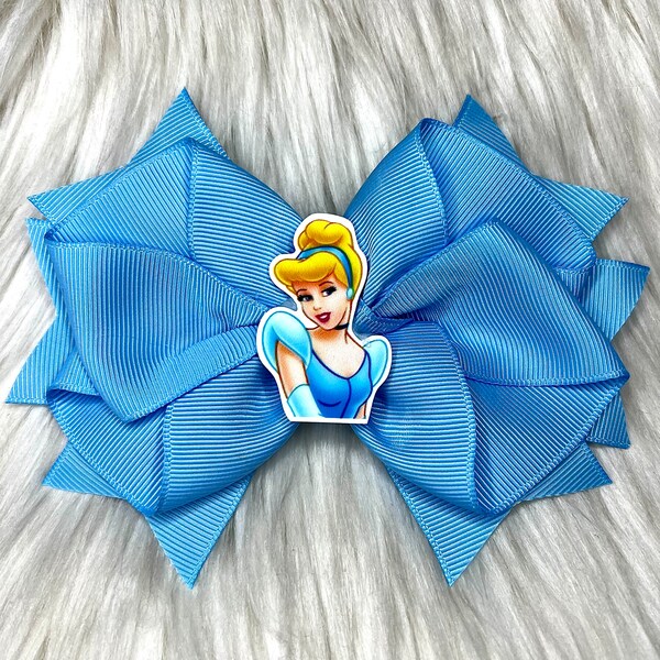 Princess Hair Bow Etsy