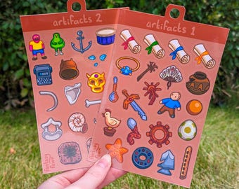 Stardew Valley Artifacts Sticker Sheets