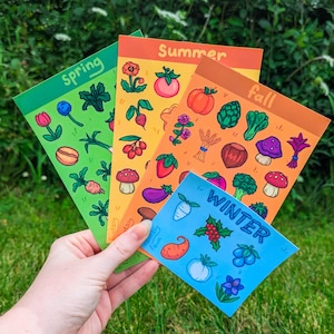 Stardew Valley Season Sticker Sheets