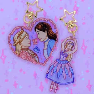 Doll Princess Acrylic Keychains