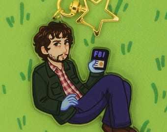 Will Graham-sleutelhanger van acryl