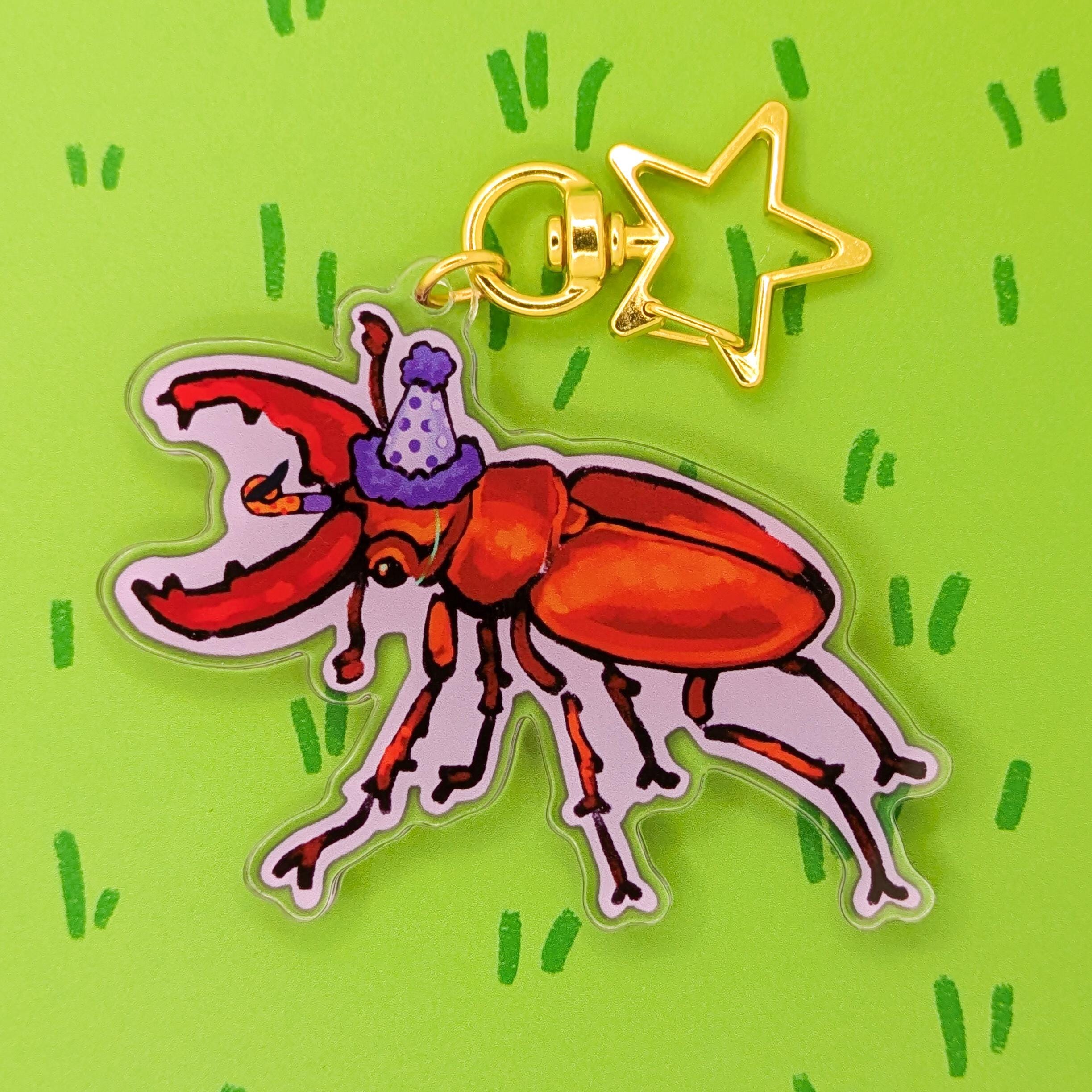 Party Bug Acrylic Keychains - Etsy