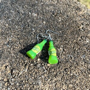 Lime soda earrings