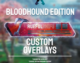 Animated Customisable BLOODHOUND | Apex Legends Health Bar Overlay for Streaming on Twitch, Youtube and Tiktok | For OBS and StreamLabs