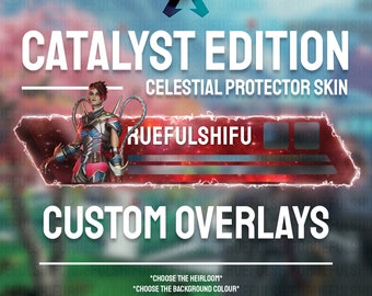 Geanimeerde aanpasbare CATALYST Health Bar Overlay voor streaming op Twitch, Youtube en Tiktok | Apex Legends | Voor OBS en StreamLabs
