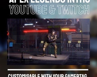 Intro WRAITH personnalisable animé | Introduction vidéo d'Apex Legends pour Twitch, Youtube et Tiktok | Pour OBS et StreamLabs