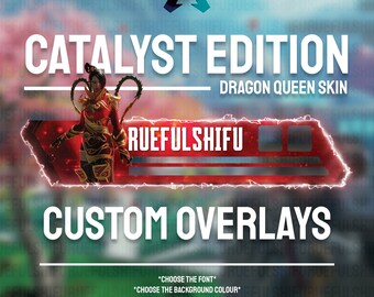 Geanimeerde, aanpasbare CATALYST Health Bar-overlay voor streaming op Twitch, YouTube en Tiktok | Apex-legendes | Voor OBS en StreamLabs