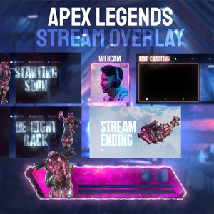Animated WATTSON Stream Overlay Package HD | Apex Legends Stream Package for Twitch, Youtube and Tiktok | OBS & StreamLabs