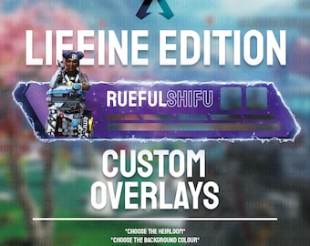 Animated Customisable LIFELINE Health Bar Overlay for Streaming on Twitch, Youtube and Tiktok | Apex Legends | For OBS and StreamLabs