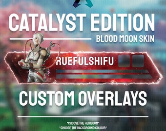Geanimeerde aanpasbare CATALYST Health Bar Overlay voor streaming op Twitch, Youtube en Tiktok | Apex Legends | Voor OBS en StreamLabs