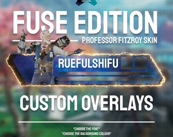 Geanimeerde aanpasbare FUSE Health Bar-overlay voor streaming op Twitch, YouTube en Tiktok | Apex-legendes | Voor OBS en StreamLabs