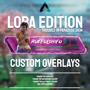 Animated Customisable LOBA Banner | Apex Legends Health Bar Overlay for Streaming on Twitch, Youtube and Tiktok | For OBS and StreamLabs