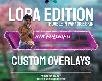 Geanimeerde aanpasbare LOBA-banner | Apex Legends Health Bar-overlay voor streaming op Twitch, YouTube en Tiktok | Voor OBS en StreamLabs