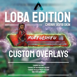 Animated Customisable LOBA Banner | Apex Legends Health Bar Overlay for Streaming on Twitch, Youtube and Tiktok | For OBS and StreamLabs