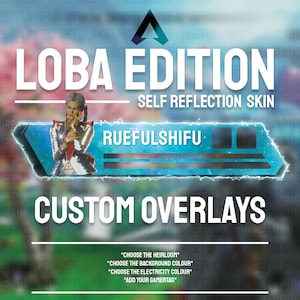 Animated Customisable LOBA Banner | Apex Legends Health Bar Overlay for Streaming on Twitch, Youtube and Tiktok | For OBS and StreamLabs