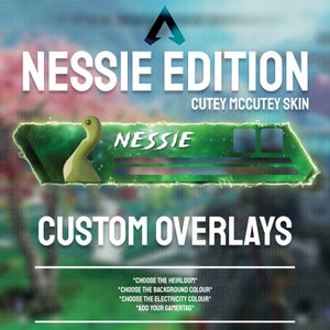 Animated Customisable NESSIE Banner | Apex Legends Health Bar Overlay for Streaming on Twitch, Youtube and Tiktok | For OBS and StreamLabs