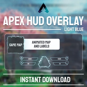 Animated HUD Overlay | Apex Legends Stream Package for Twitch, Youtube and Tiktok | OBS & StreamLabs
