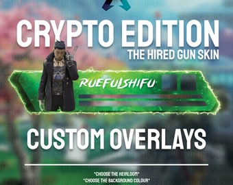 Superposición animada personalizable de CRYPTO Banner / Apex Legends Health Bar para transmisión en Twitch, Youtube y Tiktok / OBS y StreamLabs