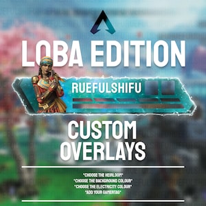 Animated Customisable LOBA Banner | Apex Legends Health Bar Overlay for Streaming on Twitch, Youtube and Tiktok | For OBS and StreamLabs